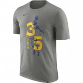 Solde T-shirt Kevin Durant Golden State Warriors Dry Gris promo