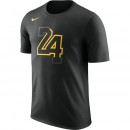 Solde T-shirt Los Angeles Lakers City Edition Dry Noir