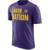 T-shirt Los Angeles Lakers Dry court Violet en promo