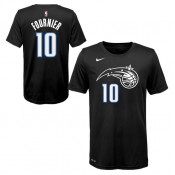 Vente Privee T-shirt NBA Enfant Evan Fournier Orlando Magic City Edition Noir