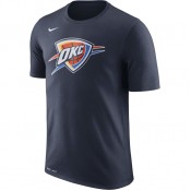 T-shirt Oklahoma City Thunder Dry Logo Bleu Vendre Cannes