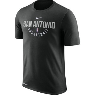 T-shirt San Antonio Spurs Dry Noir Magasin Lyon