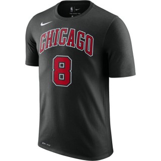 T-shirt Zach Lavine Chicago Bulls Dry Noir Escompte En Lgine