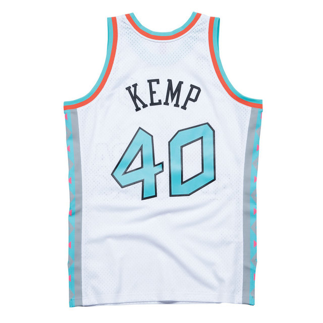 Maillot NBA All-Star Shawn Kemp 1996 West Swingman Mitchell&Ness Blanc