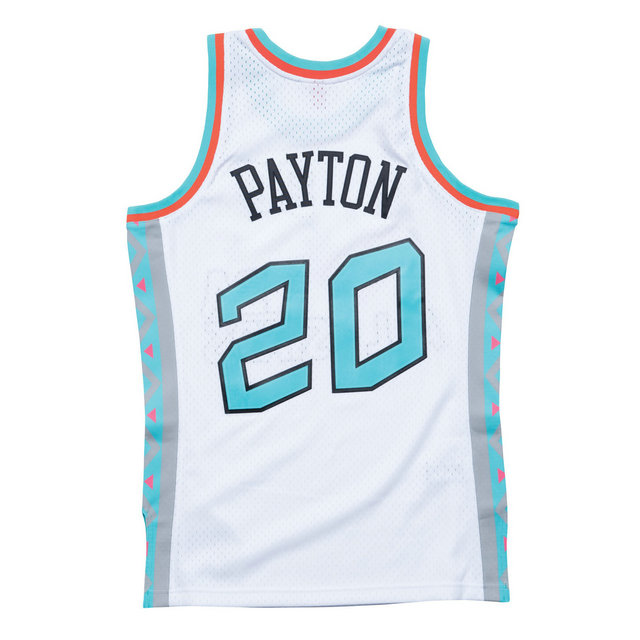 Maillot NBA All-Star Gary Payton 1996 West Swingman Mitchell&Ness Blanc