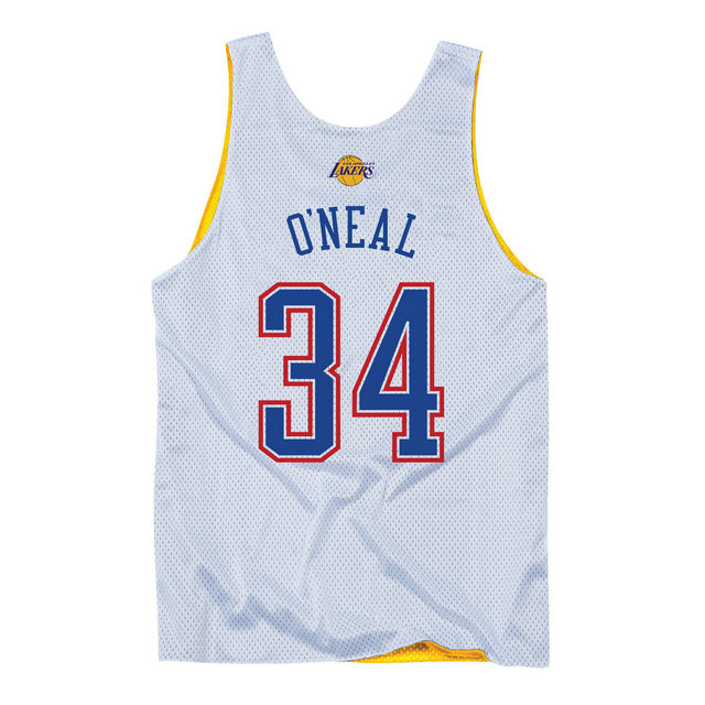 Shaquille ONeal 2004 West Reversible Tank NBA All-Star Mitchell&Ness Blanc