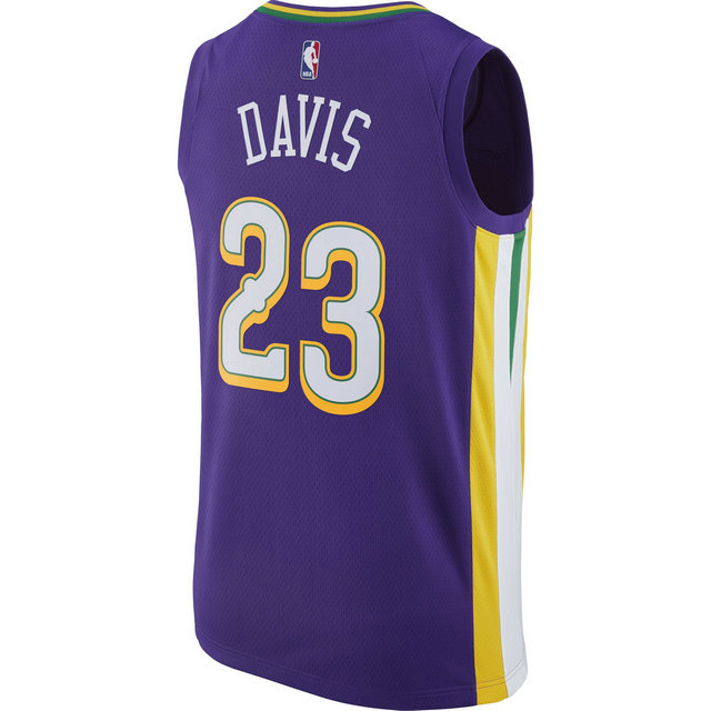 Maillot Anthony Davis New Orleans Pelicans City Edition Swingman Violet