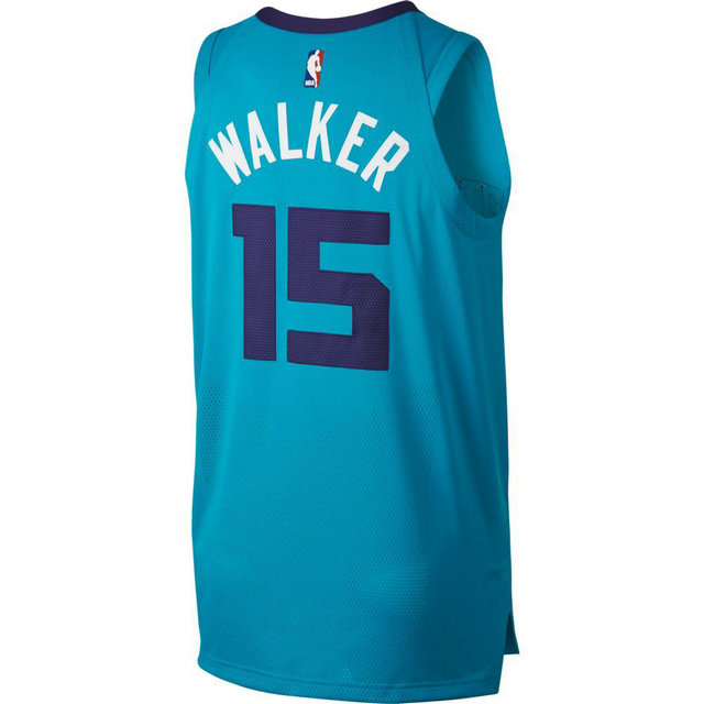 Maillot Kemba Walker Charlotte Hornets authentic Jordan association Bleu