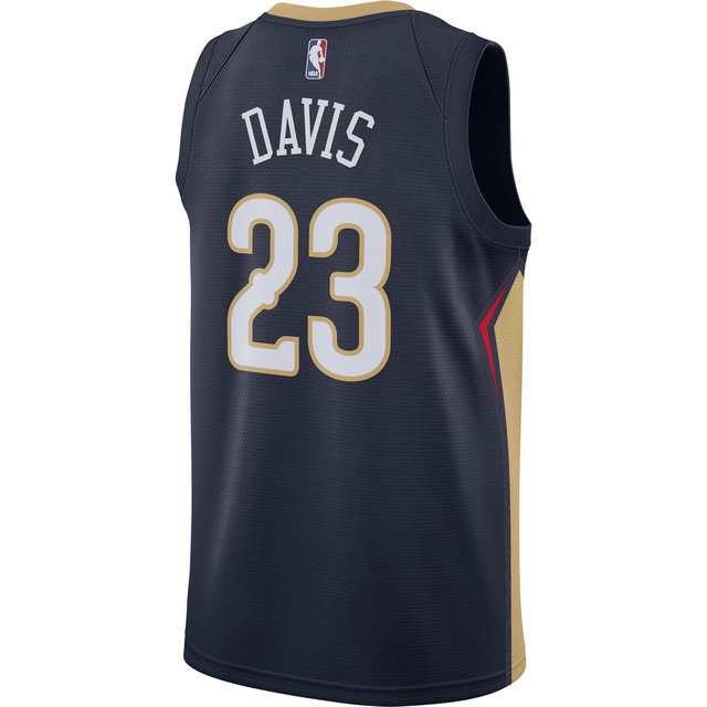 Maillot Anthony Davis New Orleans Icon Edition Swingman Bleu