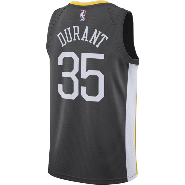 Maillot Kevin Durant Golden State Warriors Statement Edition Swingman Noir