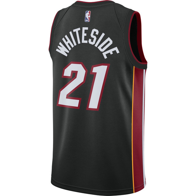 Maillot Hassanside Miami Heat Icon Edition Swingman Noir