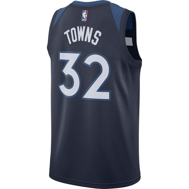 Maillot Karl-anthony Towns Minnesota Timberwolves Icon Edition Swingman Bleu