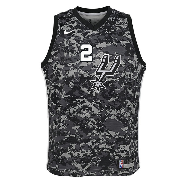 Maillot NBA Enfant Kawhi Leonard City Edition SA Spurs Swingman Noir