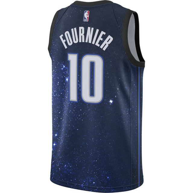 Maillot Evan Fournier City Edition Orlando Magic Swingman Noir