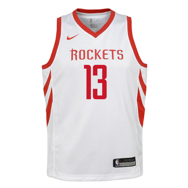 Maillot NBA Enfant James Harden Houston Rockets Swingman association Blanc