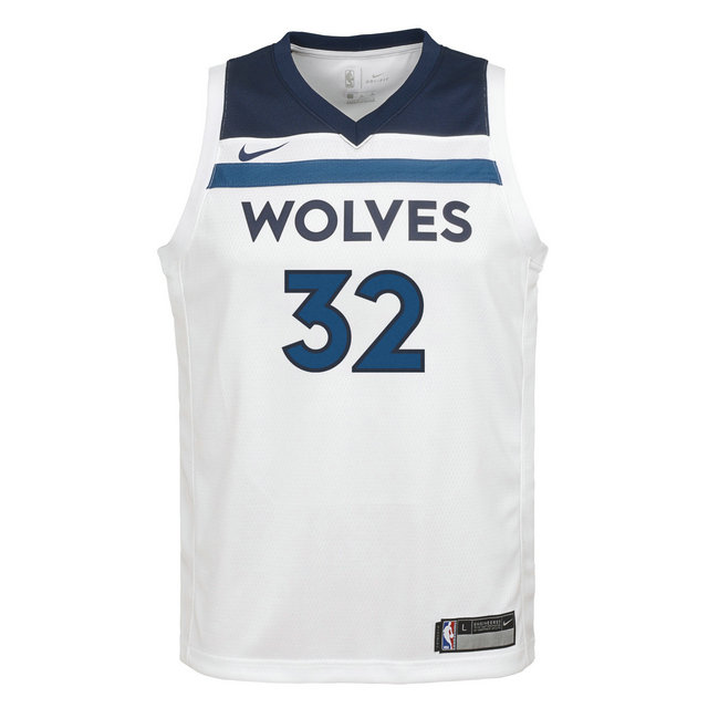 Maillot NBA Enfant Karl Anthony Towns Minesota Timberwolves Association Swingman Bleu