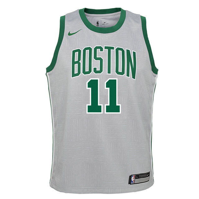 Maillot NBA Enfant Kyrie Irving City Edition Celtics Swingman Gris