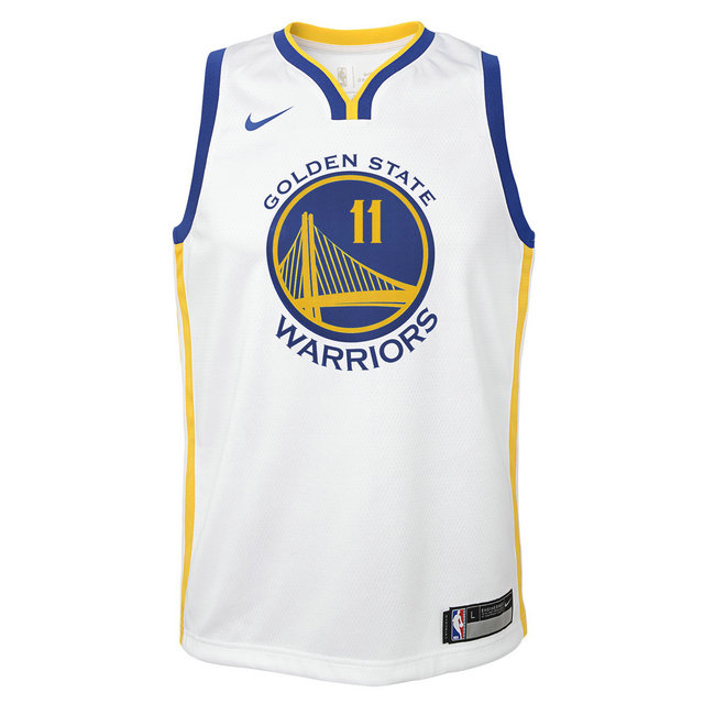 Maillot NBA Enfant Klay Thompson Warriors Swingman Association Blanc