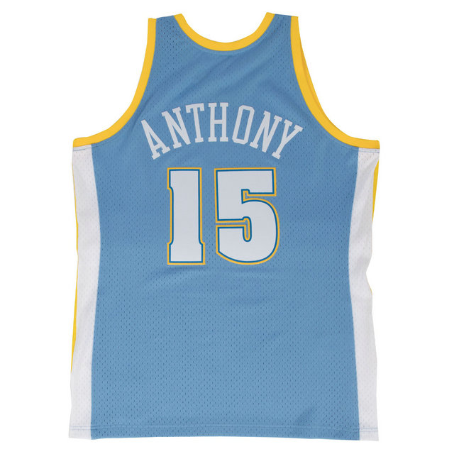 Maillot NBA Carmelo Anthony Denver Nuggets 2003-04 Swingman Mitchell&Ness Bleu