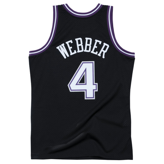 Maillot NBA Chris Webber Sacramento Kings 2000-01 Swingman Mitchell&Ness Noir