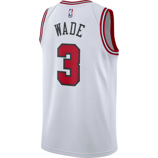 Maillot Dwyane Wade Chicago Bulls Association Edition Swingman Blanc