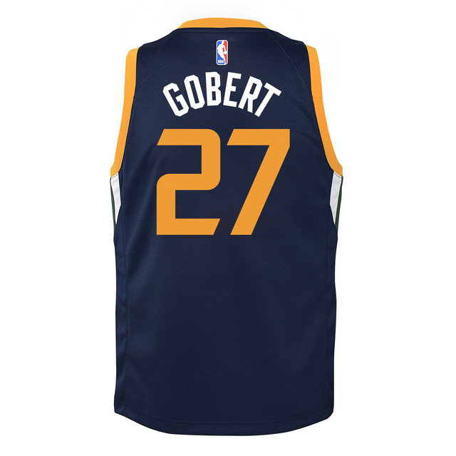 Swingman Icon Jersey Player Jazz Gobert Rudy Nba Bleu