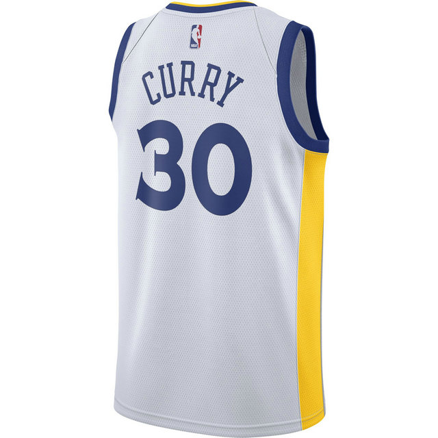 Maillot Stephen Curry Association Edition Swingman golden State Warriors Blanc