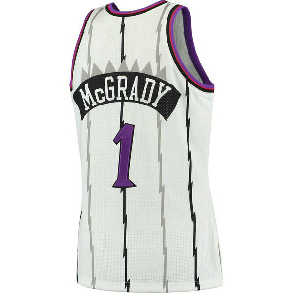 Maillot NBA Tracy McGrady Toronto Raptors 1998-99 Swingman Mitchell&Ness Blanc