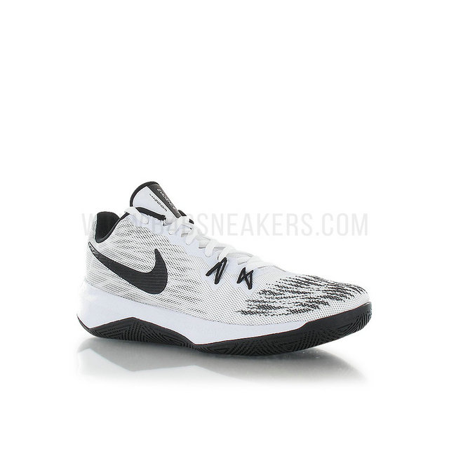 Nike Zoom Evidence Ii Basketball Shoe/black-white Blanc