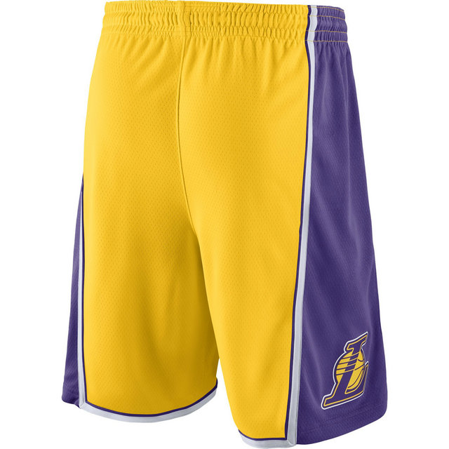 Short Los Angeles Lakers Icon Edition Swingman Yellow Jaune