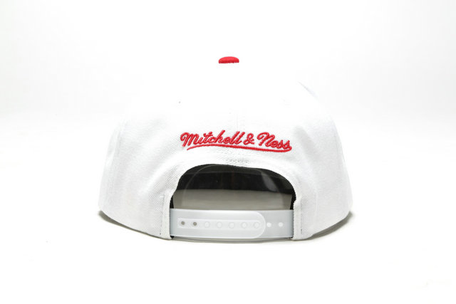 Casquette Katrina 3 Chicago Bulls Diamond Snapback Mitchell&Ness Blanc