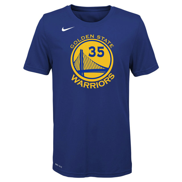 T-shirt NBA Enfant Kevin Durant Warriors Icon Nba Bleu